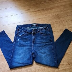 Midnight Blue High Waist Skinny Jeans
